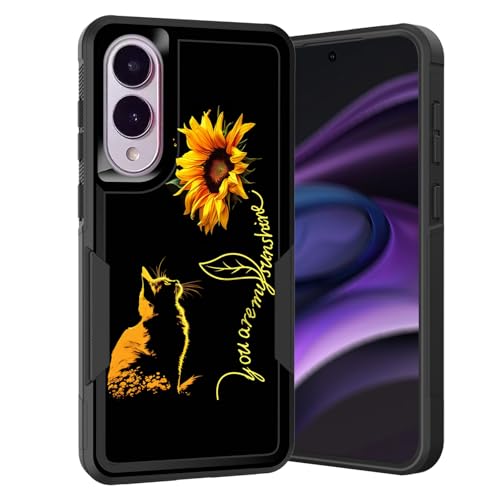KJFHDJFDH Schutzhülle für Samsung Galaxy S25 Edge 2025, zweilagig, Hybrid-Hybrid-Hülle, robust, stoßfest, harter PC + weiche Silikon-Schutzhülle für Samsung Galaxy S25 Edge 2025, Katze You are My von KJFHDJFDH