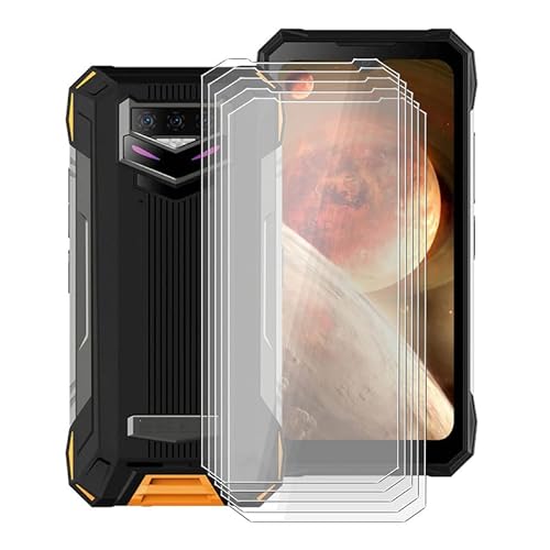 KJYF Gehärtetem Glas Displayschutzfolie für Doogee S89 Pro (6,30"), [5 Stück] [9H Härtegrad] [Fingerabdrucksensor Kompatible] Hohe Qualität HD Clear Gehärtetem Glasfolie für Doogee S89 Pro. von KJYF