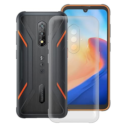 KJYF Handyhülle für Blackview BV5200 Pro (6.1"), Transparent Ultra Dünne Weiche Silikon Schutzhülle Cover Anti-Kratzen Protective Case Stoßfest Tasche Hülle für Blackview BV5200 Pro - Glasklar von KJYF