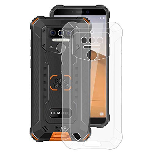 KJYF Schutzhülle Schale für Oukitel WP5 (5.50 Zoll), Hülle Tasche Silikon Case Transparent TPU Cover Bumper Anti-Kratzen Protective für Oukitel WP5 - Transparent von KJYF