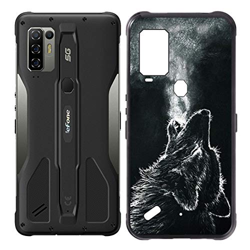 KJYF Schutzhülle Schale für Ulefone Armor 10 5G (6.67"), Hülle Tasche Silikon Case Schwarz TPU Cover Bumper Anti-Kratzen Protective für Ulefone Armor 10 5G - WMA28 von KJYF