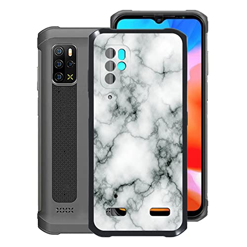 KJYF Schutzhülle Schale für Ulefone Armor 12 5G (6.52"), Hülle Tasche Silikon Case Schwarz TPU Cover Bumper Anti-Kratzen Protective für Ulefone Armor 12 5G - Marmor von KJYF