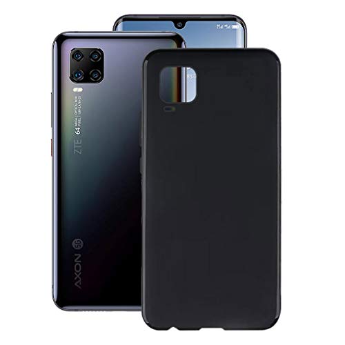 KJYF Schutzhülle Schale für ZTE Axon 11 4G (6.47"), Hülle Tasche Silikon Case Schwarz TPU Cover Bumper Anti-Kratzen Protective für ZTE Axon 11 4G - Schwarz von KJYF