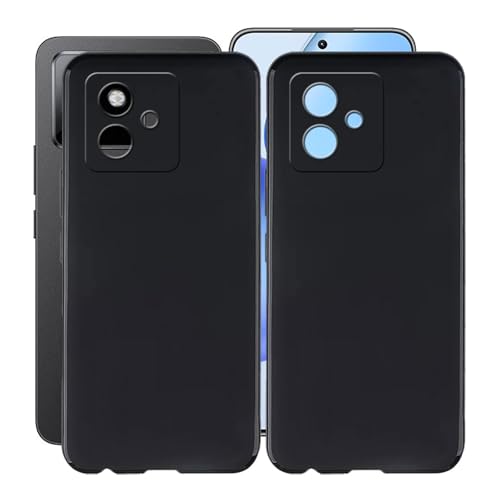KJYFOANI Handyhülle für Honor X60 GT (6.70"),Schwarz Ultra Dünn Weiche Silikon TPU Schutzhülle,Stoßfest Kratzfest Bumper Hülle für Honor X60 GT - [2 Pack] von KJYFOANI