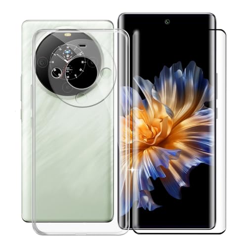 KJYFOANI Hülle für Fossibot S3 Pro (6.67"),1 Stück Gehärtetem Glas Schutzfolie, Transparent Weiche Silikon TPU Schutzhülle Kratzfest Handyhülle für - Glasklar von KJYFOANI