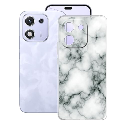 KJYFOANI Hülle für Honor X70i (6.70"), Transparente Weiche Silikon TPU Bumper Cover, Ultradünne Schutzhülle FallSchutz Stoßfeste Handyhülle für -Marmor von KJYFOANI