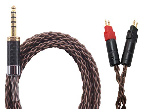 KK Cable II-SO Ersatz-Audio-Upgrade-Kabel kompatibel für HD420 HD430 HD525 HD545 HD565 HD650 HD600 HD580 Kopfhörer 4,4 mm symmetrischer Stecker II-SO (1,5 m) von KK CABLE