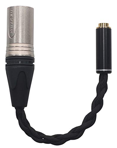XL4–4 Hifi Pin XLR Balanced männlich bis 4,4 mm TRRS weiblich symmetrisches Kabel, Kopfhörer Audio Adapter. XL4–4 von KK CABLE
