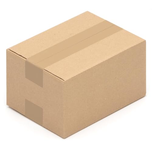 Faltkartons, 220 x 160 x 120 mm, 100 Stück | Kleine Kartons aus Wellpappe | Ideal für Warensendungen von KK Verpackungen
