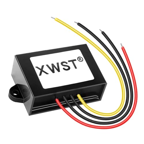 KKCZOFMJ Wasserdichter DC-DC-Wandler 10-45 V bis 48 V Boost-Spannungsregler 12 V bis 48 V Modul Auto-Netzteil-Wechselrichter(2.1A 75Silver,12V-48V) von KKCZOFMJ