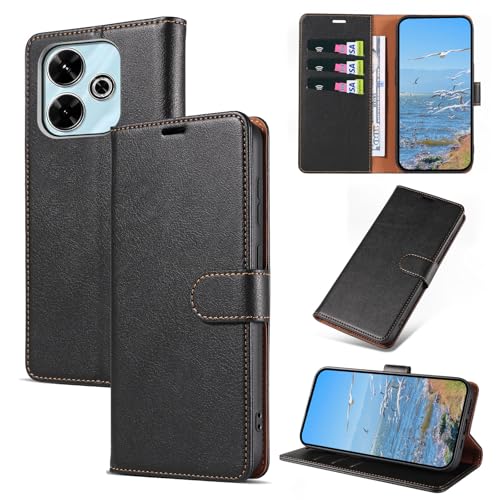 KKEIKO Handyhülle für Xiaomi Redmi 13 4G / Xiaomi Poco M6 4G Hülle, Magnet Klappbar Handyhülle mit RFID-Blockierung, PU Leder Stoßfest Schutzhülle für Xiaomi Redmi 13 4G / Xiaomi Poco M6 4G, Schwarz KKEIKO Handyhülle für Xiaomi Redmi 13 4G / Xiaomi Poco M6 4G Hülle, Magnet Klappbar Handyhülle mit RFID-Blockierung, PU Leder Stoßfest Schutzhülle für Xiaomi Redmi 13 4G / Xiaomi Poco M6 4G, Schwarz von KKEIKO