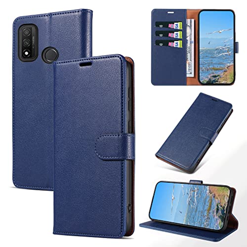 KKEIKO Hülle Kompatibel mit Huawei P Smart 2020, Magnet Klappbar Handyhülle mit Kartenfach, PU Leder Stoßfest Schutzhülle für Huawei P Smart 2020, Blau KKEIKO Hülle Kompatibel mit Huawei P Smart 2020, Magnet Klappbar Handyhülle mit Kartenfach, PU Leder Stoßfest Schutzhülle für Huawei P Smart 2020, Blau von KKEIKO