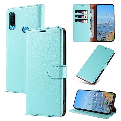 KKEIKO Hülle Kompatibel mit Huawei P30 Lite, Magnet Klappbar Handyhülle mit Kartenfach, PU Leder Stoßfest Schutzhülle für Huawei P30 Lite, Grün KKEIKO Hülle Kompatibel mit Huawei P30 Lite, Magnet Klappbar Handyhülle mit Kartenfach, PU Leder Stoßfest Schutzhülle für Huawei P30 Lite, Grün von KKEIKO