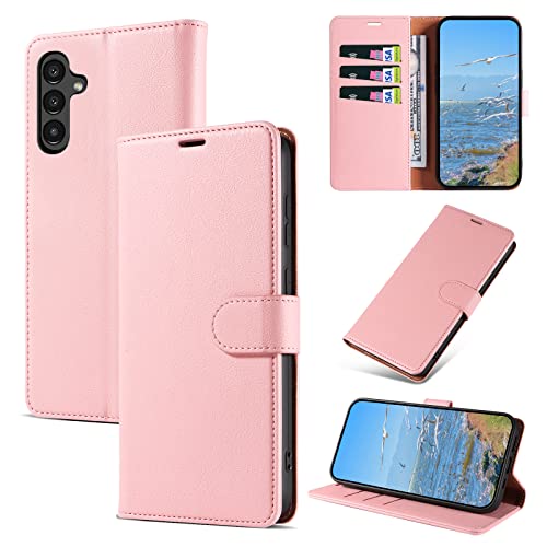 KKEIKO Hülle Kompatibel mit Samsung A14 5G / 4G, Magnet Klappbar Handyhülle mit Kartenfach, PU Leder Stoßfest Schutzhülle für Samsung Galaxy A14 5G / 4G, Rosa KKEIKO Hülle Kompatibel mit Samsung A14 5G / 4G, Magnet Klappbar Handyhülle mit Kartenfach, PU Leder Stoßfest Schutzhülle für Samsung Galaxy A14 5G / 4G, Rosa von KKEIKO