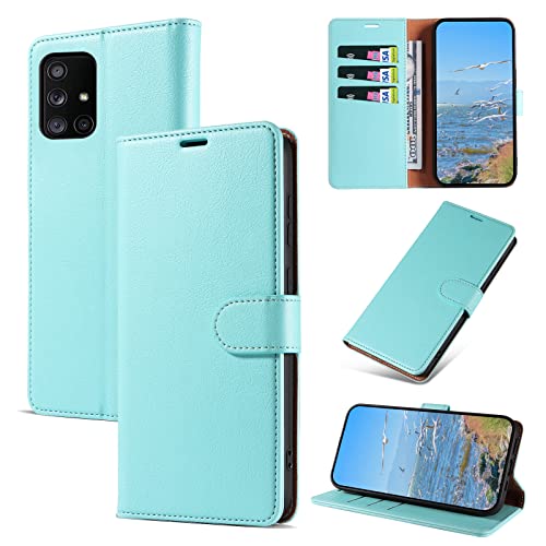 KKEIKO Hülle Kompatibel mit Samsung A71 4G, Magnet Klappbar Handyhülle mit Kartenfach, PU Leder Stoßfest Schutzhülle für Samsung Galaxy A71 4G, Grün KKEIKO Hülle Kompatibel mit Samsung A71 4G, Magnet Klappbar Handyhülle mit Kartenfach, PU Leder Stoßfest Schutzhülle für Samsung Galaxy A71 4G, Grün von KKEIKO