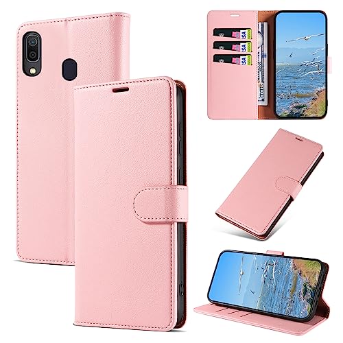 KKEIKO Hülle Kompatibel mit Samsung Galaxy A20 / Galaxy A30, Magnet Klappbar Handyhülle mit Kartenfach, PU Leder Stoßfest Schutzhülle für Samsung A20 / Samsung A30, Rosa KKEIKO Hülle Kompatibel mit Samsung Galaxy A20 / Galaxy A30, Magnet Klappbar Handyhülle mit Kartenfach, PU Leder Stoßfest Schutzhülle für Samsung A20 / Samsung A30, Rosa von KKEIKO