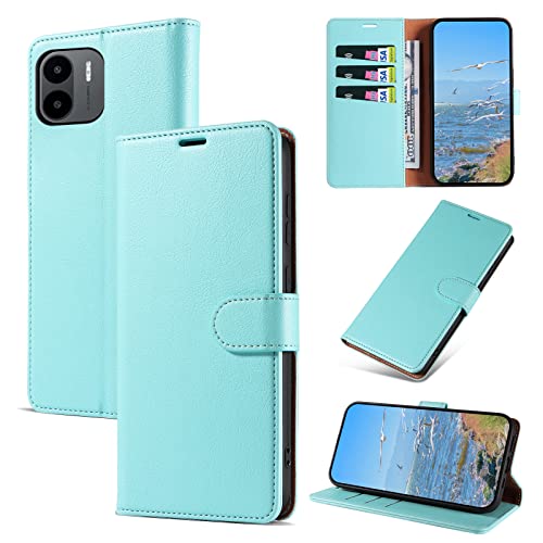KKEIKO Hülle Kompatibel mit Xiaomi Redmi A1, Magnet Klappbar Handyhülle mit Kartenfach, PU Leder Stoßfest Schutzhülle für Xiaomi Redmi A1, Grün KKEIKO Hülle Kompatibel mit Xiaomi Redmi A1, Magnet Klappbar Handyhülle mit Kartenfach, PU Leder Stoßfest Schutzhülle für Xiaomi Redmi A1, Grün von KKEIKO