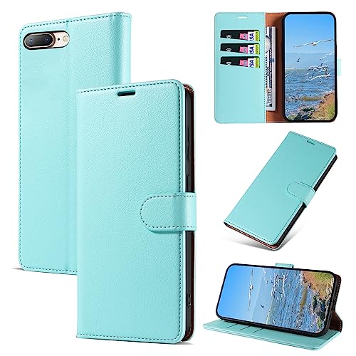 KKEIKO Hülle Kompatibel mit iPhone 8 Plus/iPhone 7 Plus, Magnet Klappbar Handyhülle mit Kartenfach, PU Leder Stoßfest Schutzhülle für iPhone 8 Plus/iPhone 7 Plus, Grün KKEIKO Hülle Kompatibel mit iPhone 8 Plus/iPhone 7 Plus, Magnet Klappbar Handyhülle mit Kartenfach, PU Leder Stoßfest Schutzhülle für iPhone 8 Plus/iPhone 7 Plus, Grün von KKEIKO