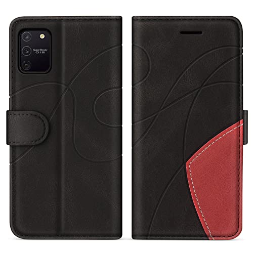 KKEIKO Hülle für Galaxy S10 Lite, PU Leder Schutzhülle für Samsung Galaxy S10 Lite/Galaxy A91 / Galaxy M80S, Kratzfestes Brieftasche Handyhülle mit Kartenfächern, Schwarz KKEIKO Hülle für Galaxy S10 Lite, PU Leder Schutzhülle für Samsung Galaxy S10 Lite/Galaxy A91 / Galaxy M80S, Kratzfestes Brieftasche Handyhülle mit Kartenfächern, Schwarz von KKEIKO