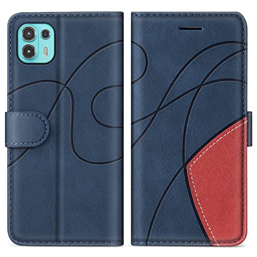 KKEIKO Hülle für Moto Edge 20 Lite, PU Leder Schutzhülle für Moto Edge 20 Lite, Kratzfestes Brieftasche Handyhülle mit Kartenfächern, Blau KKEIKO Hülle für Moto Edge 20 Lite, PU Leder Schutzhülle für Moto Edge 20 Lite, Kratzfestes Brieftasche Handyhülle mit Kartenfächern, Blau von KKEIKO