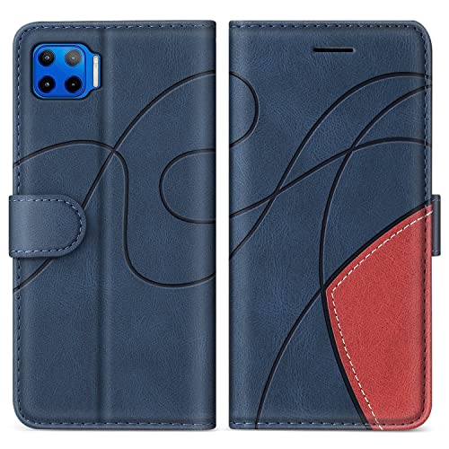KKEIKO Hülle für Moto G 5G Plus/Moto One 5G, PU Leder Schutzhülle für Moto G 5G Plus/Moto One 5G, Kratzfestes Brieftasche Handyhülle mit Kartenfächern, Blau KKEIKO Hülle für Moto G 5G Plus/Moto One 5G, PU Leder Schutzhülle für Moto G 5G Plus/Moto One 5G, Kratzfestes Brieftasche Handyhülle mit Kartenfächern, Blau von KKEIKO
