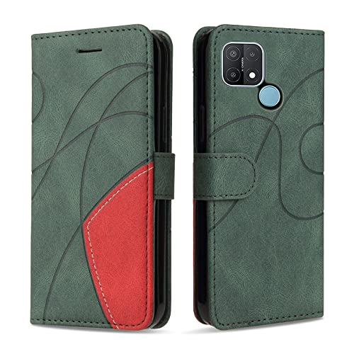 KKEIKO Hülle für Oppo A15 / Oppo A15S, PU Leder Handyhülle mit kartenfach, Magnetisch Klappbar Brieftasche Schutzhülle für Oppo A15 / Oppo A15S, Grün KKEIKO Hülle für Oppo A15 / Oppo A15S, PU Leder Handyhülle mit kartenfach, Magnetisch Klappbar Brieftasche Schutzhülle für Oppo A15 / Oppo A15S, Grün von KKEIKO