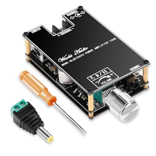 KKMOL 100W Bluetooth 5.0 Stereo Verstärker Board 9-24V Stereo Audio Empfänger Leistungsverstärker Modul mit AUX-Eingänge Bass Treble AMP KKMOL 100W Bluetooth 5.0 Stereo Verstärker Board 9-24V Stereo Audio Empfänger Leistungsverstärker Modul mit AUX-Eingänge Bass Treble AMP von KKMOL