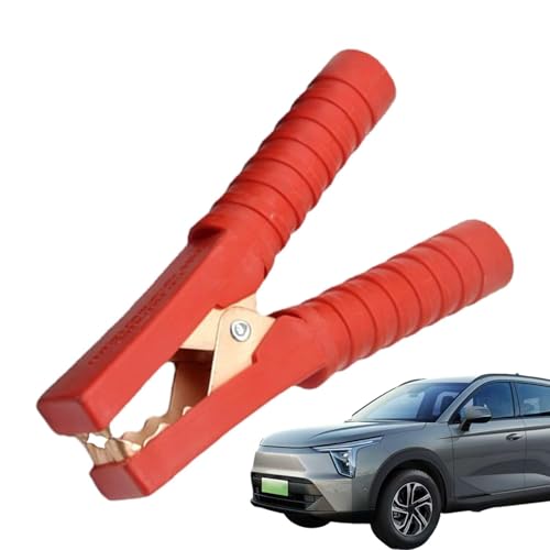 Krokodil-Elektroprüfklemmen | Batterieladegerät-Klemmen, Batterie-Krokodilklemmen, multifunktionale robuste isolierte Batterie-Ladegerät-Krokodilklemmen für Auto von KKMVIUC