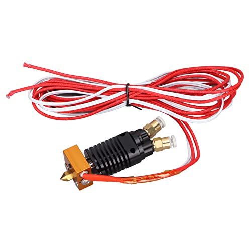 2-In-1-Out-Hotend-Kit, 2-Farben-Metall-12-V-3D-Drucker-Extruder mit Silikon-Abdeckungsschrauben Ender 3 CR10S Pro (12V) von KKPLZZ