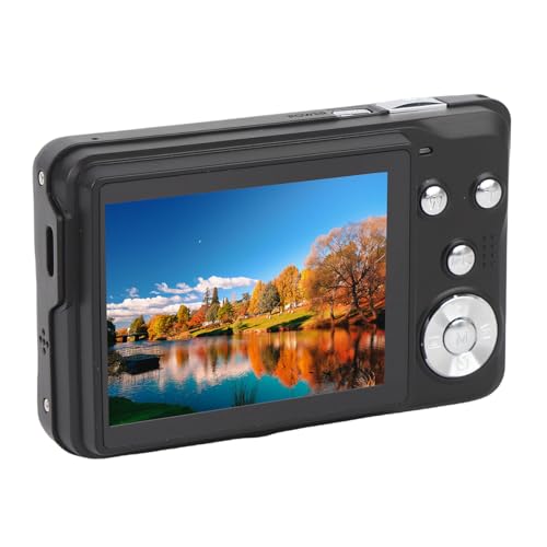 4K 64MP HD -Digitalkamera 2,8 Zoll Bildschirm Autofokus 20x Zoom Multifunktion Tragbare Retro -Digitalkamera für Reise (32 GB) von KKPLZZ