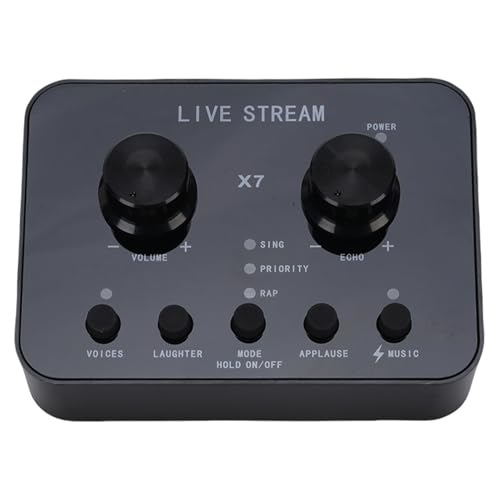Live -Soundkarte mit Mehreren Soundeffekten Externe Live -Soundkarte Voice Changer für Laptop -Sprachaufzeichnungen Voice Chating Live -Streaming Live -Soundkarte mit Mehreren Soundeffekten Externe Live -Soundkarte Voice Changer für Laptop -Sprachaufzeichnungen Voice Chating Live -Streaming von KKPLZZ