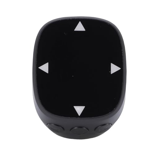 Multi Funktionaler Touchscreen Smart Remote Scrolling Ring Camera Fernbedienung Seite Turner für Telefone Tablets (Schwarz) von KKPLZZ