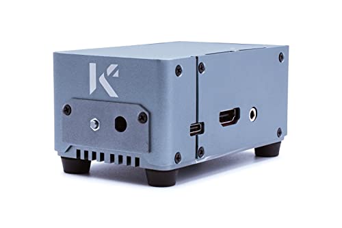 KKSB Cases Rock Pi X-Gehäuse | aus sandgestrahltem Aluminium mit grau eloxierter Oberfläche hergestellt | Mehrzweckgehäuse | Modulgehäuse | Schutzgehäuse von KKSB Cases