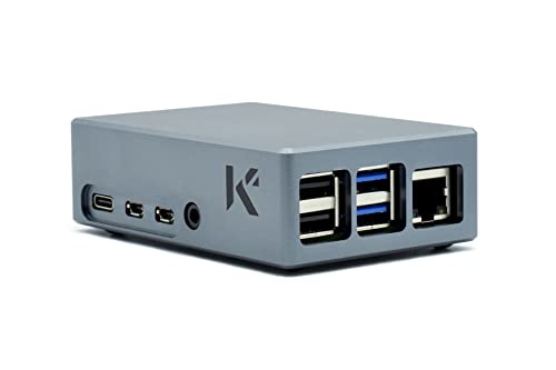 KKSB Raspberry Pi 4-Gehäuse Aluminium | SBC | mit passiver Kühlung | lautlos | Kühlkörper | Cooler | 2X LED-Anzeige KKSB Raspberry Pi 4-Gehäuse Aluminium | SBC | mit passiver Kühlung | lautlos | Kühlkörper | Cooler | 2X LED-Anzeige von KKSB Cases