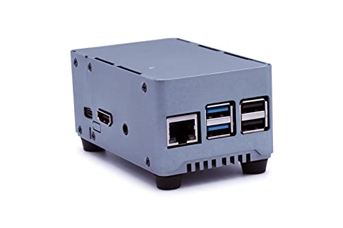 KKSB Rock Pi 4 SE Gehäuse | Radxa Rock Aluminium-Kühlkörpergehäuse | Platz für Rock 4 SE SSD oder Hats von KKSB Cases