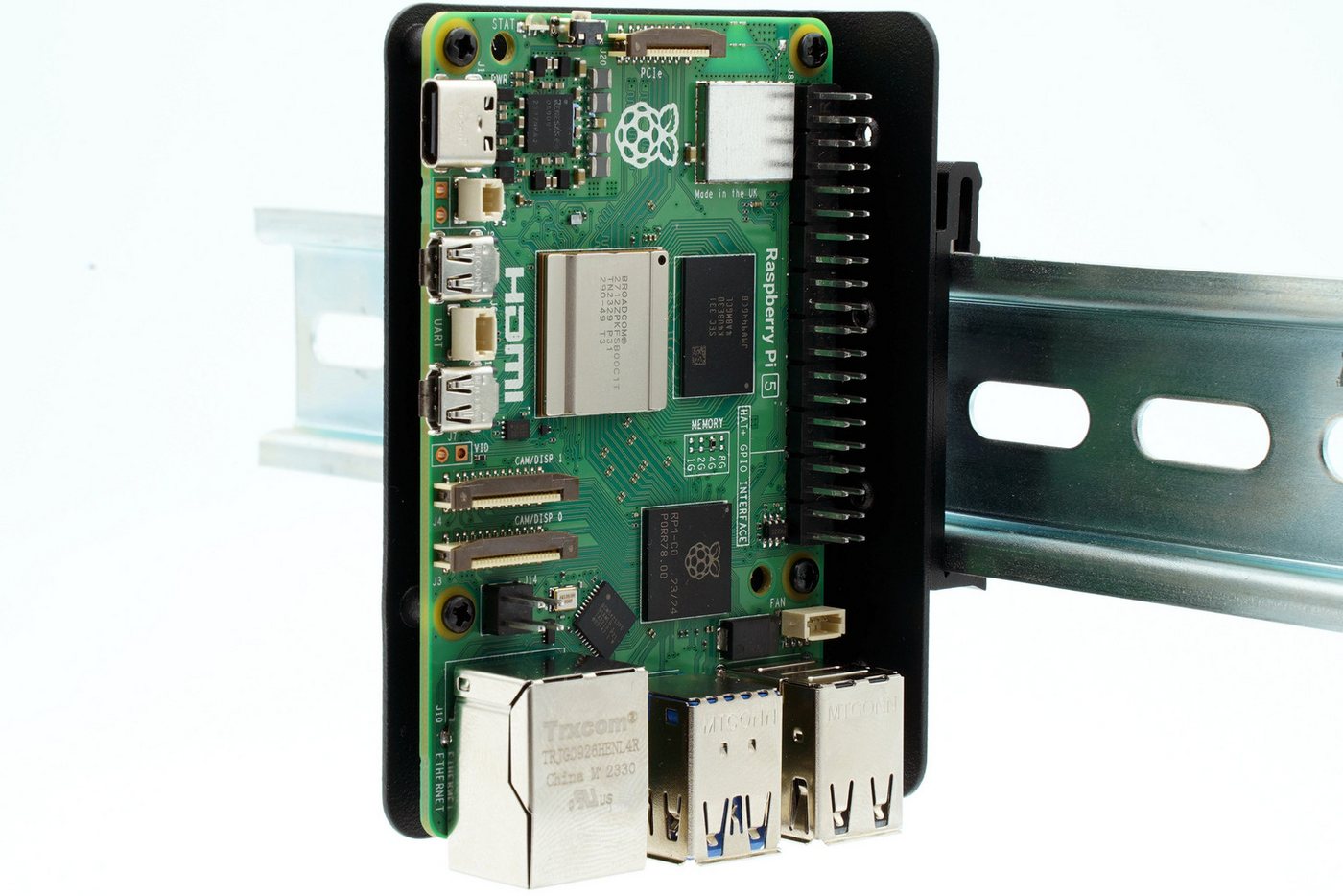 KKSB PC-Gehäuse KKSB DIN-Schienenhalterung für Raspberry Pi SBCs, pulverbeschichteter KKSB PC-Gehäuse KKSB DIN-Schienenhalterung für Raspberry Pi SBCs, pulverbeschichteter von KKSB