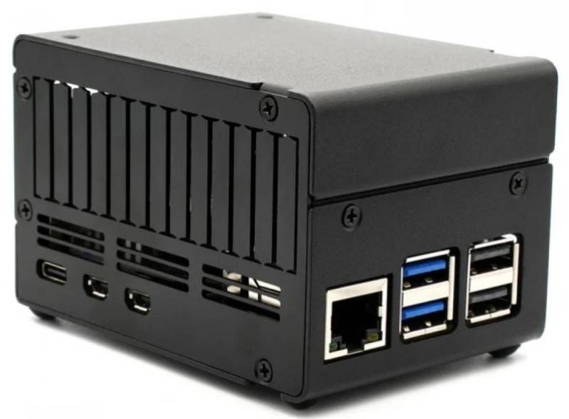 KKSB PC-Gehäuse KKSB Gehäuse für Raspberry Pi 5, passend für NVMe HATs, Aluminium von KKSB