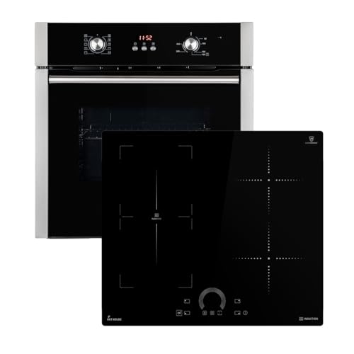Autarkes Herdset: 60cm Einbaubackofen BO8805SS + 59cm Induktionskochfeld IH85901FZ / Grill/Heißluft/Automatik-Timer / 2-fach Wärmeschutzverglasung/Kindersicherung / SET8805IH592FZ Autarkes Herdset: 60cm Einbaubackofen BO8805SS + 59cm Induktionskochfeld IH85901FZ / Grill/Heißluft/Automatik-Timer / 2-fach Wärmeschutzverglasung/Kindersicherung / SET8805IH592FZ von KKT KOLBE