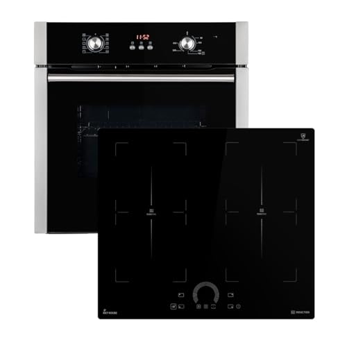 Autarkes Herdset: 60cm Einbaubackofen BO8805SS + 59cm Induktionskochfeld IH85904FZ / Grill/Heißluft/Automatik-Timer / 2-fach Wärmeschutzverglasung/Kindersicherung / SET8805IH594FZ Autarkes Herdset: 60cm Einbaubackofen BO8805SS + 59cm Induktionskochfeld IH85904FZ / Grill/Heißluft/Automatik-Timer / 2-fach Wärmeschutzverglasung/Kindersicherung / SET8805IH594FZ von KKT KOLBE