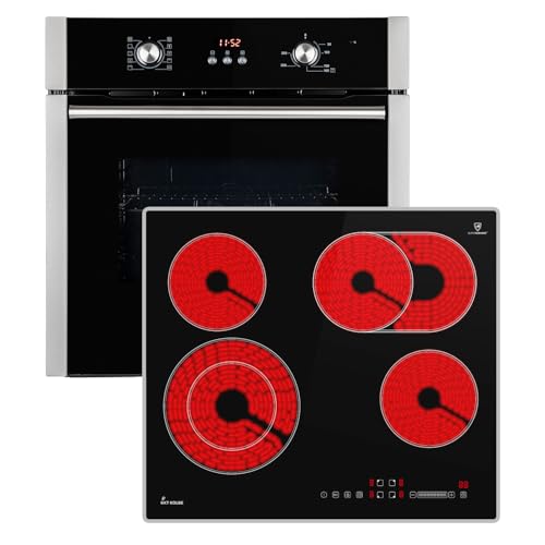 KKT KOLBE Autarkes Herdset | 60cm Einbaubackofen BO8805SS | 59cm Kochfeld CH5901AL | Grill | Heißluft | Timer | 2-fach Wärmeschutzverglasung | Kindersicherung | Knebelbedienung | SET8805CH59AL KKT KOLBE Autarkes Herdset | 60cm Einbaubackofen BO8805SS | 59cm Kochfeld CH5901AL | Grill | Heißluft | Timer | 2-fach Wärmeschutzverglasung | Kindersicherung | Knebelbedienung | SET8805CH59AL von KKT KOLBE
