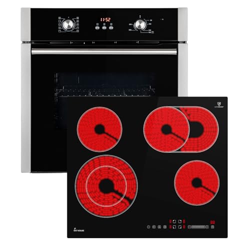 Autarkes Herdset: 60cm Einbaubackofen BO8805SS + 59cm Kochfeld CH5901RL | Grill | Heißluft | Automatik-Timer | 2-fach Wärmeschutzverglasung | Kindersicherung | Knebelbedienung | SET8805CH59RL Autarkes Herdset: 60cm Einbaubackofen BO8805SS + 59cm Kochfeld CH5901RL | Grill | Heißluft | Automatik-Timer | 2-fach Wärmeschutzverglasung | Kindersicherung | Knebelbedienung | SET8805CH59RL von KKT KOLBE