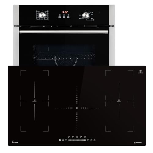 Autarkes Herdset: 60cm Einbaubackofen BO8805SS + 90cm Induktionskochfeld IH89005FZ | Grill | Heißluft | Automatik-Timer | 2-fach Wärmeschutzverglasung | Kindersicherung | SET8805IH890FZ Autarkes Herdset: 60cm Einbaubackofen BO8805SS + 90cm Induktionskochfeld IH89005FZ | Grill | Heißluft | Automatik-Timer | 2-fach Wärmeschutzverglasung | Kindersicherung | SET8805IH890FZ von KKT KOLBE