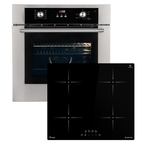 Autarkes Herdset: 60cm Einbaubackofen BO8810SS + 59cm Induktionskochfeld IH85900RL | Grill | Heißluft | Teleskopauszüge | Automatik-Timer | 2-fach Wärmeschutzverglasung | SET8810IH859RL Autarkes Herdset: 60cm Einbaubackofen BO8810SS + 59cm Induktionskochfeld IH85900RL | Grill | Heißluft | Teleskopauszüge | Automatik-Timer | 2-fach Wärmeschutzverglasung | SET8810IH859RL von KKT KOLBE