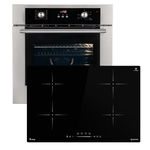 Autarkes Herdset: 60cm Einbaubackofen BO8810SS + 77cm Induktionskochfeld IH87704RL | Grill | Heißluft | Teleskopauszüge | Automatik-Timer | 2-fach Wärmeschutzverglasung | SET8810IH877RL Autarkes Herdset: 60cm Einbaubackofen BO8810SS + 77cm Induktionskochfeld IH87704RL | Grill | Heißluft | Teleskopauszüge | Automatik-Timer | 2-fach Wärmeschutzverglasung | SET8810IH877RL von KKT KOLBE