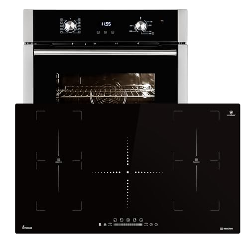 Autarkes Herdset: 60cm Einbaubackofen EB8005ED + 90cm Induktionskochfeld IH89005FZ | Pizzafunktion | Grill | Umluft | Heißluft | Automatik-Timer | 2-fach Wärmeschutzverglasung | SET8005IH890FZ Autarkes Herdset: 60cm Einbaubackofen EB8005ED + 90cm Induktionskochfeld IH89005FZ | Pizzafunktion | Grill | Umluft | Heißluft | Automatik-Timer | 2-fach Wärmeschutzverglasung | SET8005IH890FZ von KKT KOLBE