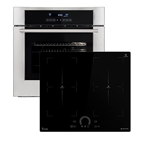Autarkes Herdset: 60cm Einbaubackofen EB8015ED + 59cm Induktionskochfeld IH85904FZ / Grill/Heißluft/Teleskopauszüge/Automatik-Timer / 2-fach Wärmeschutzverglasung / SET8015IH594FZ Autarkes Herdset: 60cm Einbaubackofen EB8015ED + 59cm Induktionskochfeld IH85904FZ / Grill/Heißluft/Teleskopauszüge/Automatik-Timer / 2-fach Wärmeschutzverglasung / SET8015IH594FZ von KKT KOLBE