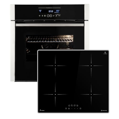 Autarkes Herdset: 60cm Einbaubackofen EB8016ED + 59cm Induktionskochfeld IH85900ED | Katalyse | Drehspieß | Pizzafunktion | Grill | Heißluft | Teleskopauszüge | Automatik-Timer | SET8016IH859ED Autarkes Herdset: 60cm Einbaubackofen EB8016ED + 59cm Induktionskochfeld IH85900ED | Katalyse | Drehspieß | Pizzafunktion | Grill | Heißluft | Teleskopauszüge | Automatik-Timer | SET8016IH859ED von KKT KOLBE
