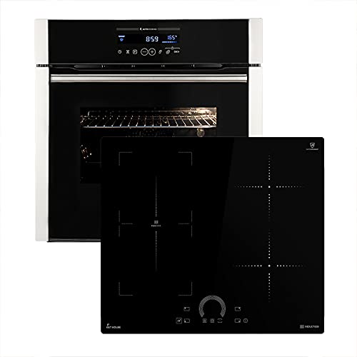 Autarkes Herdset: 60cm Einbaubackofen EB8016ED + 59cm Induktionskochfeld IH85901FZ | Katalyse | Drehspieß | Pizzafunktion | Grill | Heißluft | Teleskopauszüge | Automatik-Timer | SET8016IH592FZ Autarkes Herdset: 60cm Einbaubackofen EB8016ED + 59cm Induktionskochfeld IH85901FZ | Katalyse | Drehspieß | Pizzafunktion | Grill | Heißluft | Teleskopauszüge | Automatik-Timer | SET8016IH592FZ von KKT KOLBE