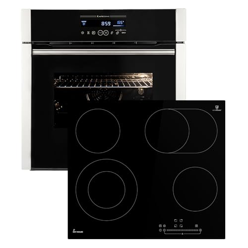 Autarkes Herdset: 60cm Einbaubackofen EB8016ED + 59cm Kochfeld KK590RL | Katalyse | Drehspieß | Pizzafunktion | Grill | Heißluft | Teleskopauszüge | Automatik-Timer | SET8016KK59RL Autarkes Herdset: 60cm Einbaubackofen EB8016ED + 59cm Kochfeld KK590RL | Katalyse | Drehspieß | Pizzafunktion | Grill | Heißluft | Teleskopauszüge | Automatik-Timer | SET8016KK59RL von KKT KOLBE