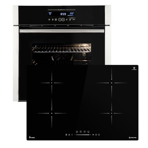 Autarkes Herdset: 60cm Einbaubackofen EB8016ED + 77cm Induktionskochfeld IH87704RL | Katalyse | Drehspieß | Pizzafunktion | Grill | Heißluft | Teleskopauszüge | Automatik-Timer | SET8016IH877RL Autarkes Herdset: 60cm Einbaubackofen EB8016ED + 77cm Induktionskochfeld IH87704RL | Katalyse | Drehspieß | Pizzafunktion | Grill | Heißluft | Teleskopauszüge | Automatik-Timer | SET8016IH877RL von KKT KOLBE